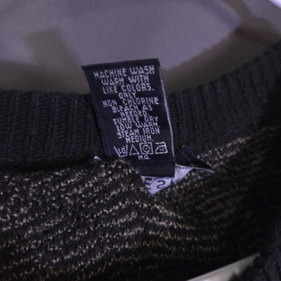 Vintage 80s Chereskin Geometric Wool Blend Sweater‎ Mens Size XL Made In Italy - Picture 10 of 10